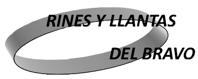 Logo Rines y Llantas del Bravo.